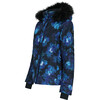 Women's Tuscany II Ski-Ready Regular Fit Faux Fur Hooded Jacket, Night Bloom - Parkas - 3