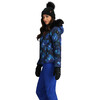 Women's Tuscany II Ski-Ready Regular Fit Faux Fur Hooded Jacket, Night Bloom - Parkas - 6