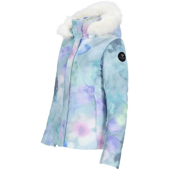 Women's Tuscany II Ski-Ready Regular Fit Faux Fur Hooded Jacket, Flurry Blurry - Parkas - 3