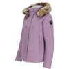 Women's Tuscany II Ski-Ready Regular Fit Faux Fur Hooded Jacket, Lupine - Parkas - 3