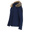 Women's Tuscany II Ski-Ready Regular Fit Faux Fur Hooded Jacket, Midnight Navy - Parkas - 3