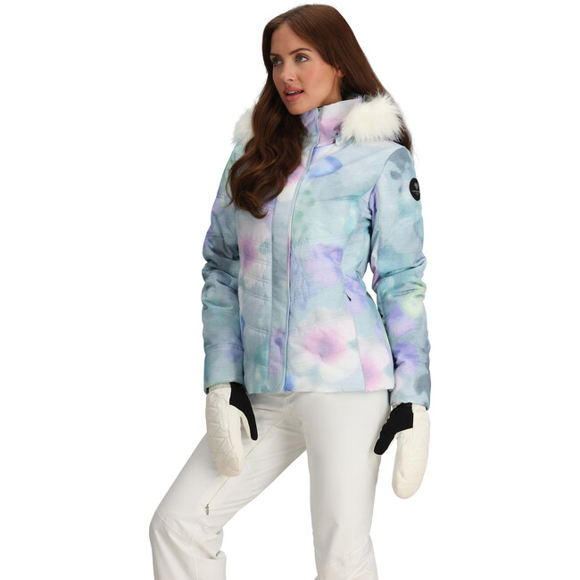 Women's Tuscany II Ski-Ready Regular Fit Faux Fur Hooded Jacket, Flurry Blurry - Parkas - 6