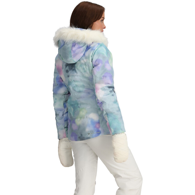 Women's Tuscany II Ski-Ready Regular Fit Faux Fur Hooded Jacket, Flurry Blurry - Parkas - 7