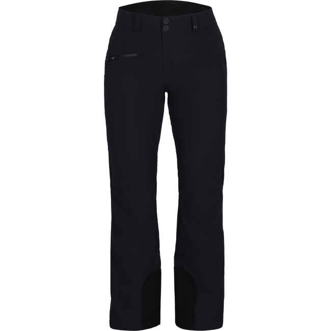 Women's Malta Ski Contour Regular Fit Zipper Hand Pocket Pant, Black