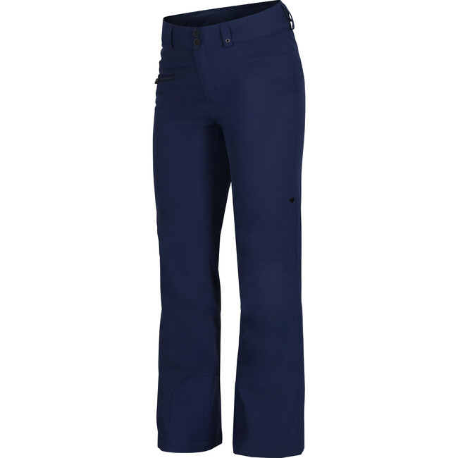 Women's Malta Ski Contour Regular Fit Zipper Hand Pocket Pant, Midnight Navy - Snow Pants - 3