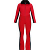 Women's Katze 4-Way Stretch Fabric Active Fit Removable Faux Fur Collar Suit, Ski Patrol - Snowsuits - 1 - thumbnail