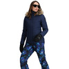 Women's Tuscany II Ski-Ready Regular Fit Faux Fur Hooded Jacket, Midnight Navy - Parkas - 6