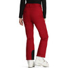 Women's Malta Ski Contour Regular Fit Zipper Hand Pocket Pant, Rustic Red - Snow Pants - 5