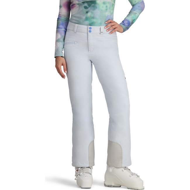 Women's Malta Ski Contour Regular Fit Zipper Hand Pocket Pant, Blue Ice - Snow Pants - 4