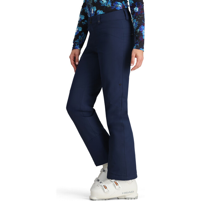 Women's Malta Ski Contour Regular Fit Zipper Hand Pocket Pant, Midnight Navy - Snow Pants - 6