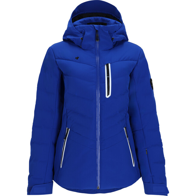 Women's Cosima Down 2-Way Stretch Regular Fit Hooded Jacket, Stellar