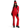 Women's Katze 4-Way Stretch Fabric Active Fit Removable Faux Fur Collar Suit, Ski Patrol - Snowsuits - 4