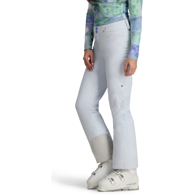 Women's Malta Ski Contour Regular Fit Zipper Hand Pocket Pant, Blue Ice - Snow Pants - 6