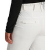 Women's Malta Ski Contour Regular Fit Zipper Hand Pocket Pant, White - Snow Pants - 9