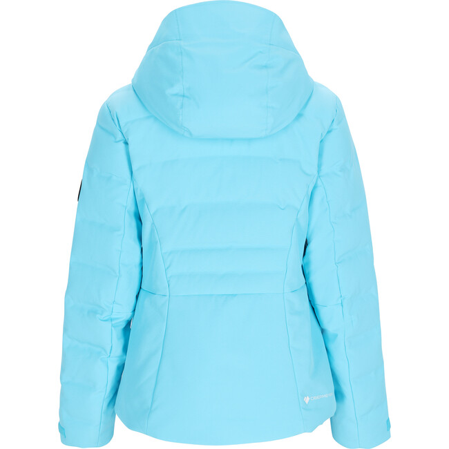 Women's Cosima Down 2-Way Stretch Regular Fit Hooded Jacket, Fly Away - Parkas - 2