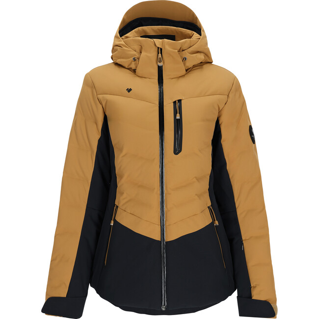 Women's Cosima Down 2-Way Stretch Regular Fit Hooded Jacket, Cortado