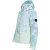 Women's Cosima Down 2-Way Stretch Regular Fit Hooded Jacket, Flurry Blurry - Parkas - 3