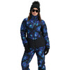 Women's Cosima Down 2-Way Stretch Regular Fit Hooded Jacket, Night Bloom - Parkas - 4