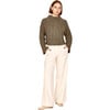 Women's Winslow Sweater, Olive - Sweaters - 1 - thumbnail