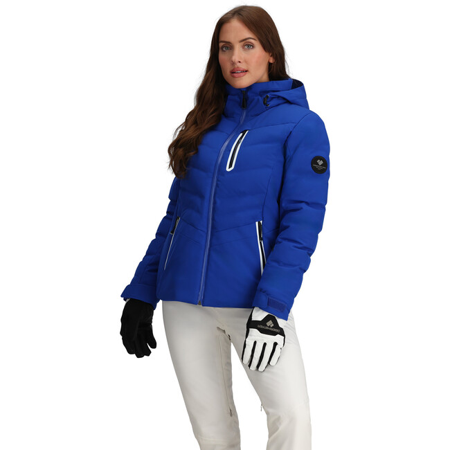 Women's Cosima Down 2-Way Stretch Regular Fit Hooded Jacket, Stellar - Parkas - 6