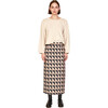 Women's Lombok Pencil Skirt, Clay Parquet - Skirts - 1 - thumbnail