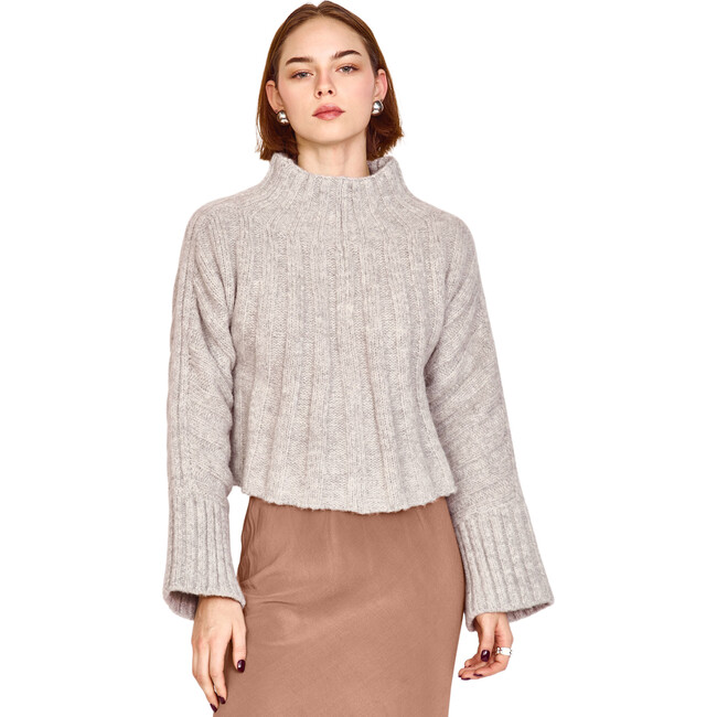 Women's Winslow Sweater, Dove Grey - Sweaters - 7