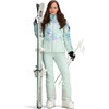 Women's Cosima Down 2-Way Stretch Regular Fit Hooded Jacket, Flurry Blurry - Parkas - 8