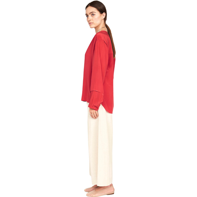 Women's Dakota Blouse, Red - Blouses - 3