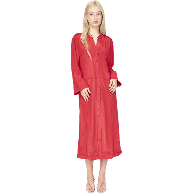 Women's Malmo Dress, Red - Dresses - 4