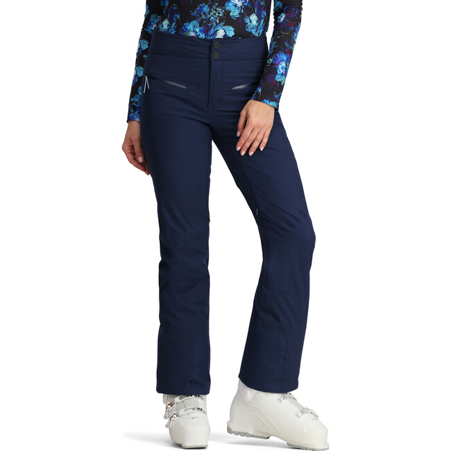 Women's Bliss 2-Way Stretch Regular Fit Adjustable Waist Hip Pocket Pant, Midnight Navy - Snow Pants - 4