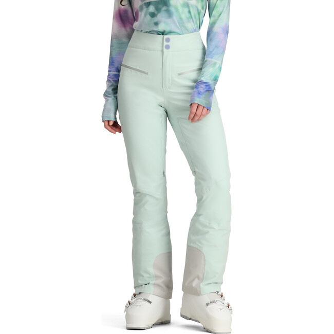 Women's Bliss 2-Way Stretch Regular Fit Adjustable Waist Hip Pocket Pant, Glacial Ice - Snow Pants - 4