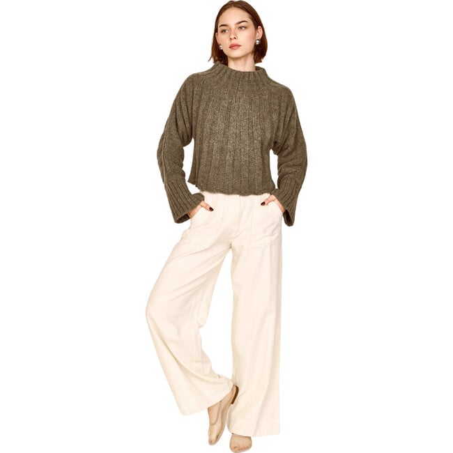 Women's Winslow Sweater, Olive - Sweaters - 6