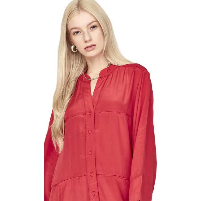 Women's Malmo Dress, Red - Dresses - 7