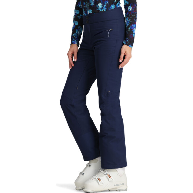 Women's Bliss 2-Way Stretch Regular Fit Adjustable Waist Hip Pocket Pant, Midnight Navy - Snow Pants - 6