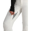 Women's Bliss 2-Way Stretch Regular Fit Adjustable Waist Hip Pocket Pant, White - Snow Pants - 7