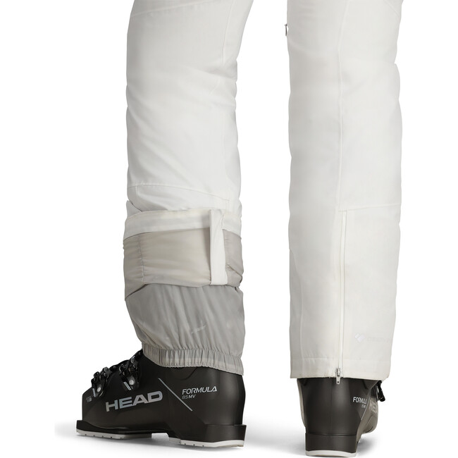 Women's Bliss 2-Way Stretch Regular Fit Adjustable Waist Hip Pocket Pant, White - Snow Pants - 8