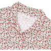 Women's Rosebud Print Classic Collar Long Sleeve Top And Pants Pajamas Set, Red - Pajamas - 4