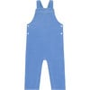 Babys Corduroy Adjustable Straps Elastic Back Snap Overalls, Lagoon Blue - Overalls - 1 - thumbnail