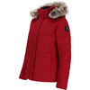 Women's Tuscany II Ski-Ready Regular Fit Faux Fur Hooded Jacket, Rustic Red - Parkas - 3