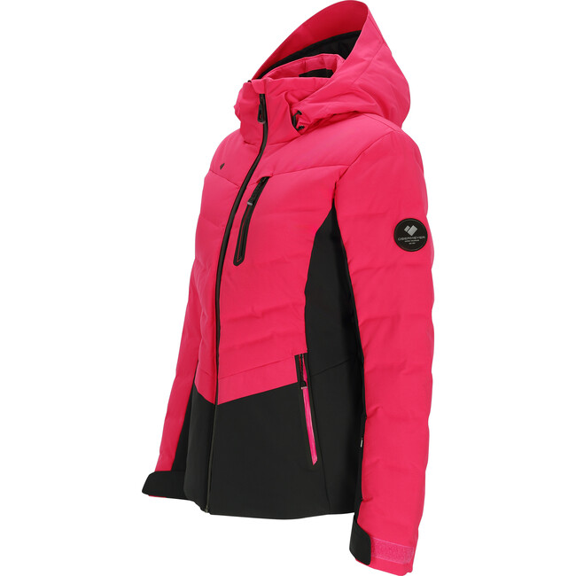 Women's Cosima Down 2-Way Stretch Regular Fit Hooded Jacket, Showstopper - Parkas - 3