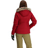 Women's Tuscany II Ski-Ready Regular Fit Faux Fur Hooded Jacket, Rustic Red - Parkas - 5