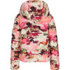 Women's Calypso Down Winter Relaxed Fit Puffer Hodded Jacket, Blooming Camo - Puffers & Down Jackets - 2
