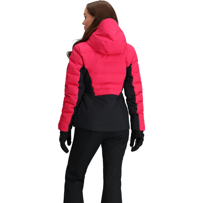 Women's Cosima Down 2-Way Stretch Regular Fit Hooded Jacket, Showstopper - Parkas - 5