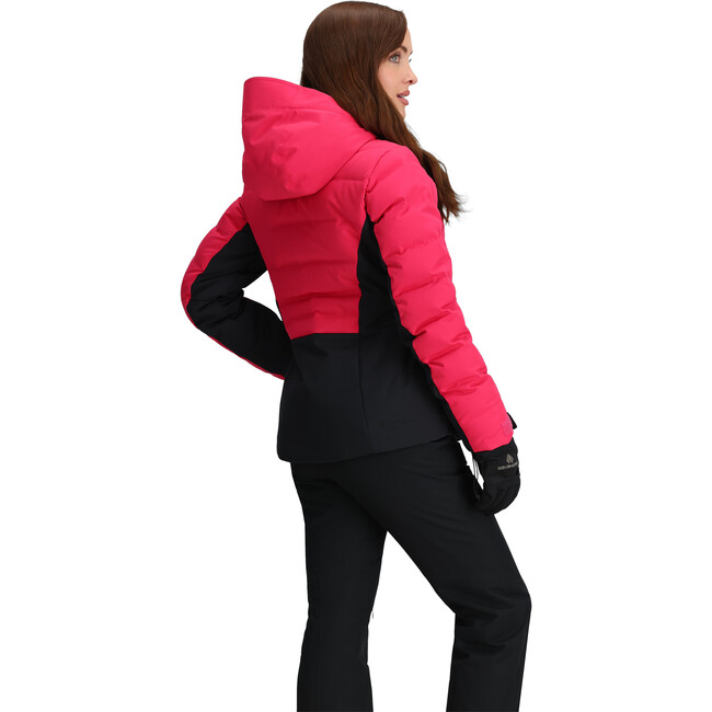 Women's Cosima Down 2-Way Stretch Regular Fit Hooded Jacket, Showstopper - Parkas - 7