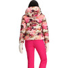 Women's Calypso Down Winter Relaxed Fit Puffer Hodded Jacket, Blooming Camo - Puffers & Down Jackets - 5