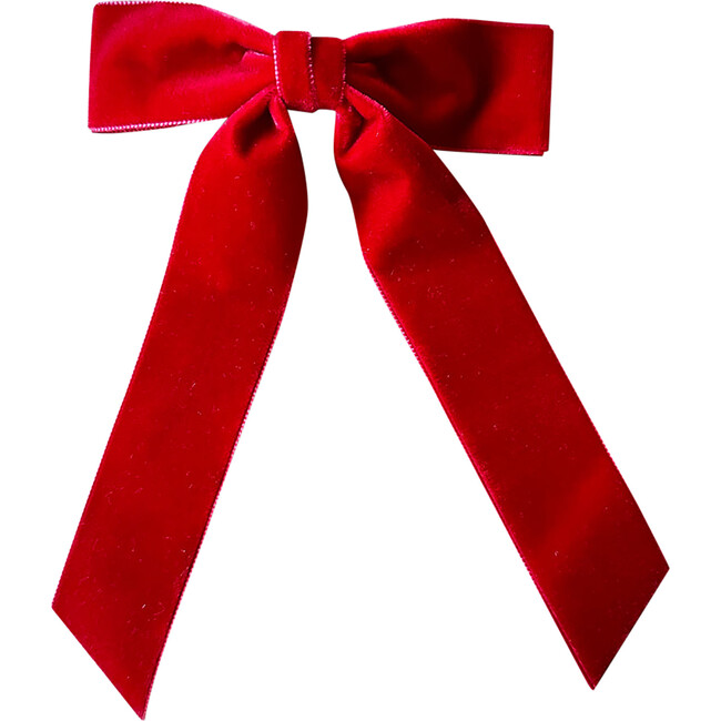 Mademoiselle Velvet Bow, Ruby