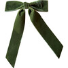 Mademoiselle Velvet Bow, Loden - Hair Accessories - 1 - thumbnail