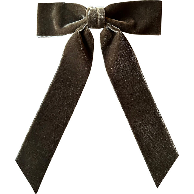 Mademoiselle Velvet Bow, Chocolate