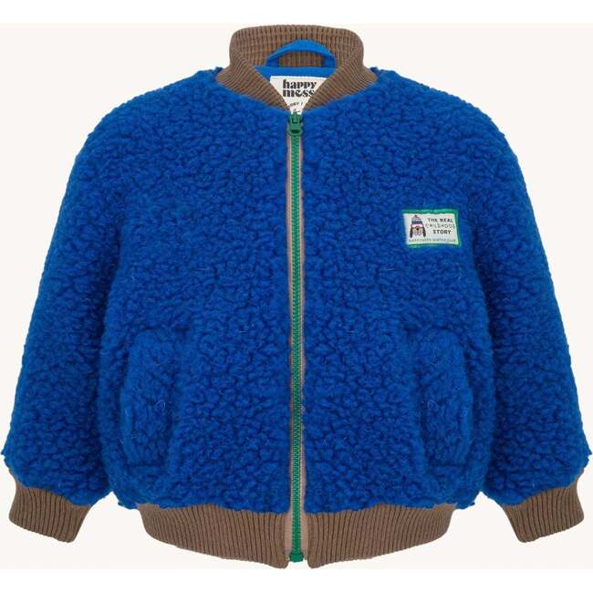 Merino Wool Jacket, Cobalt