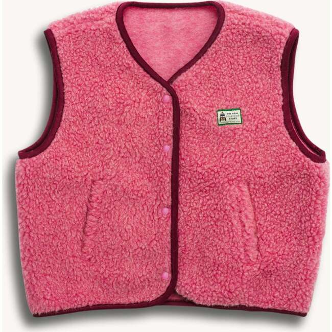 Merino Wool Vest, Dusty Pink